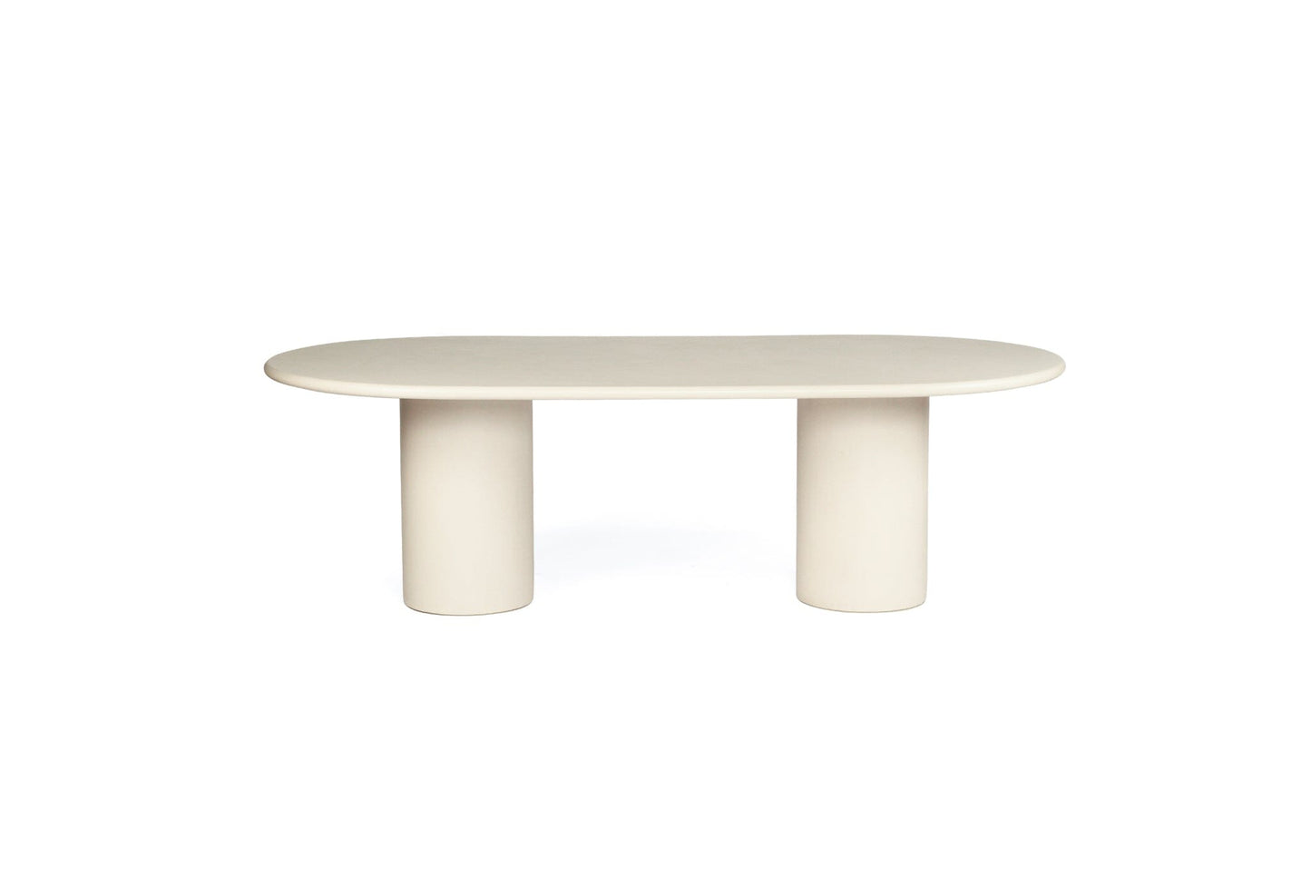 Sun Republic Siena Micro Cement Dining Table Oval 