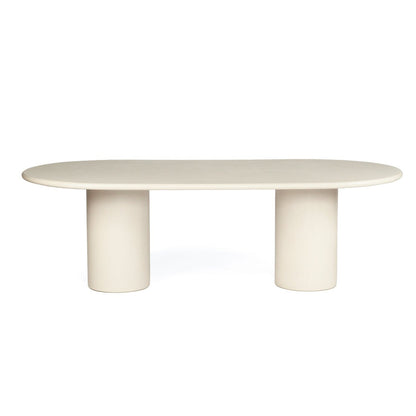 Sun Republic Siena Micro Cement Dining Table Oval 