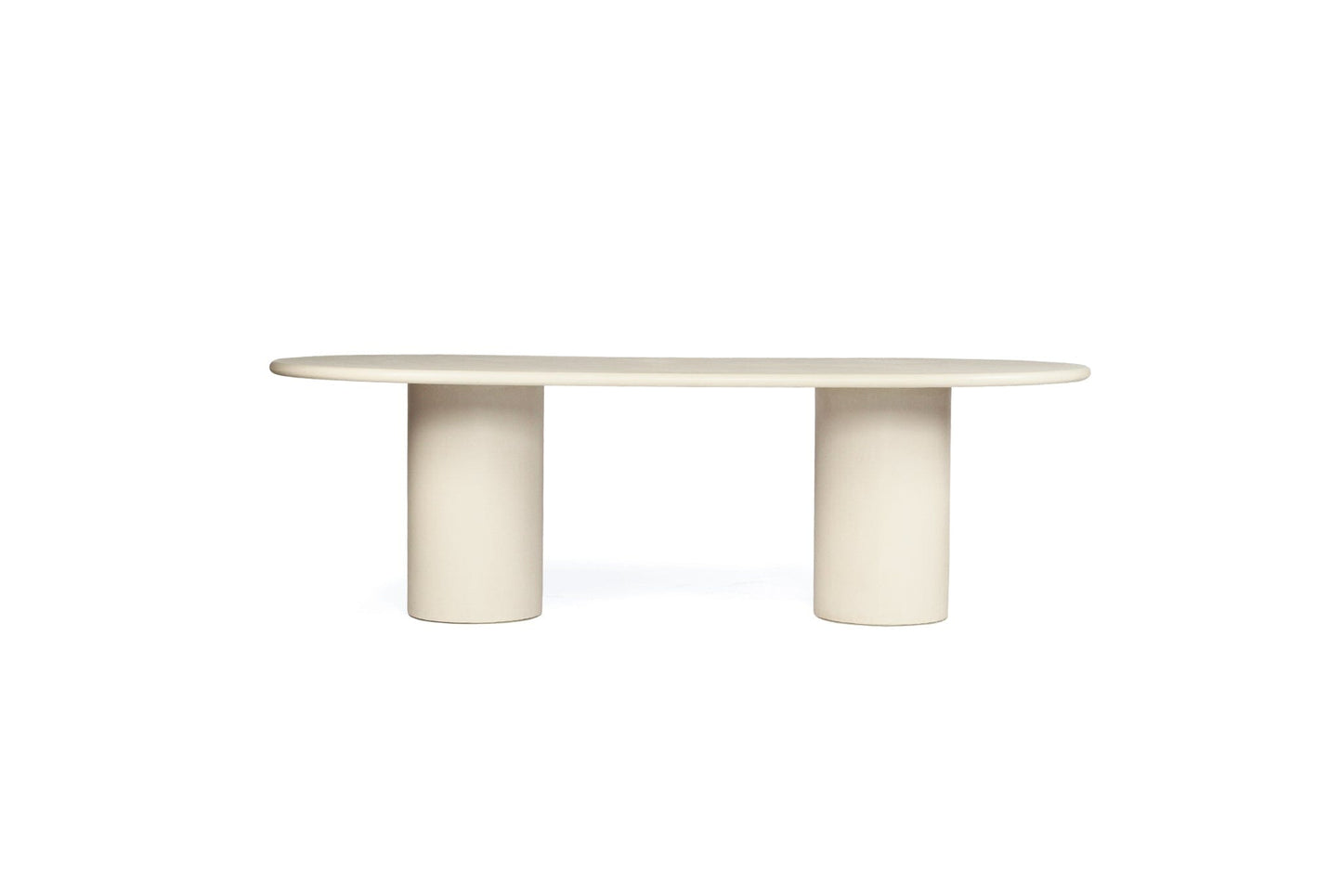 Sun Republic Siena Micro Cement Dining Table Oval 