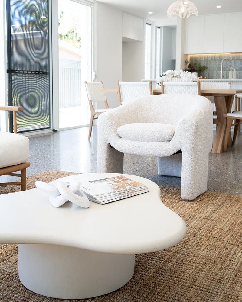 siena Microcement Coffee Table - Seashell Sun Republic 