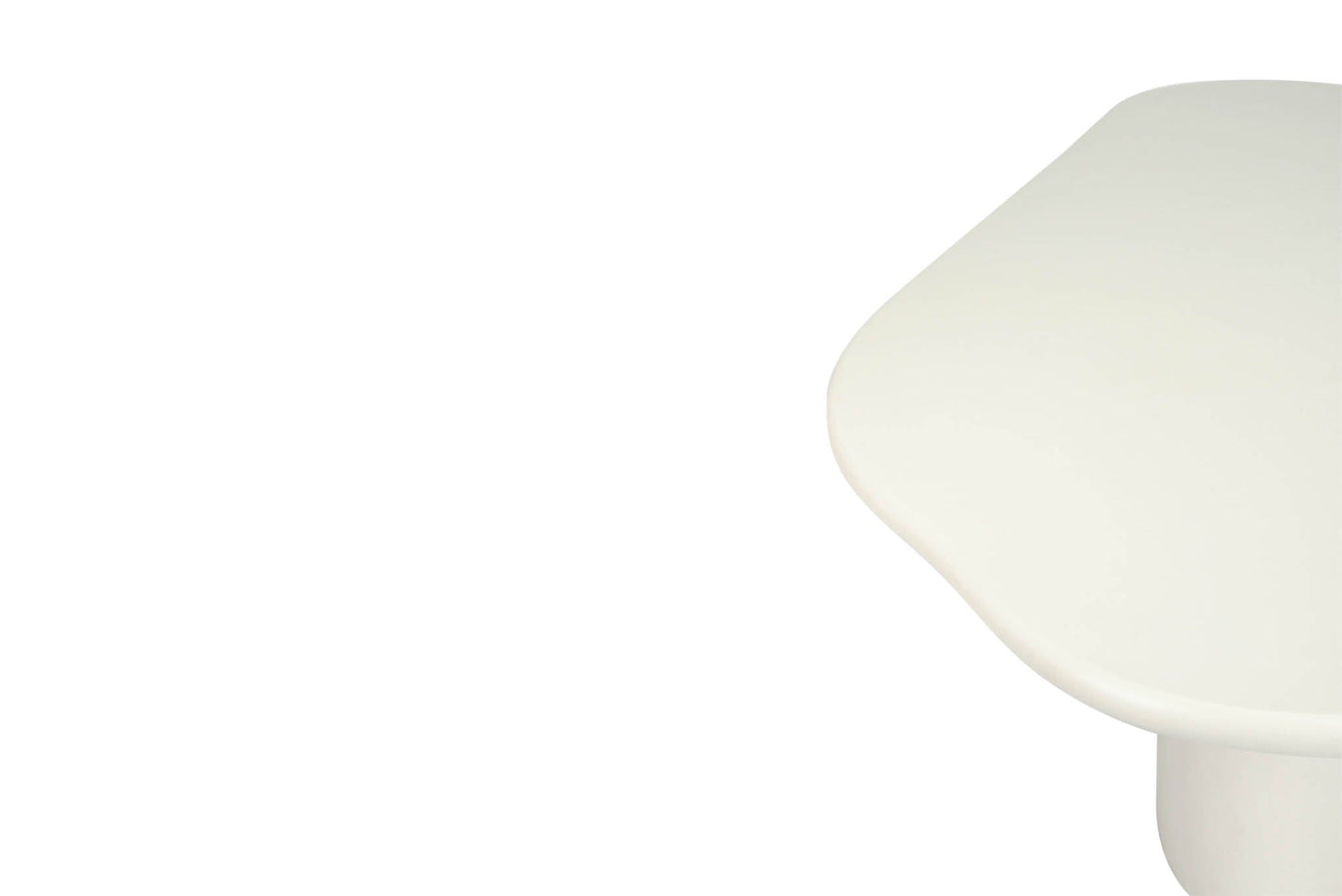 Siena Microcement Dining Table Organic Oval - Seashell Sun Republic 