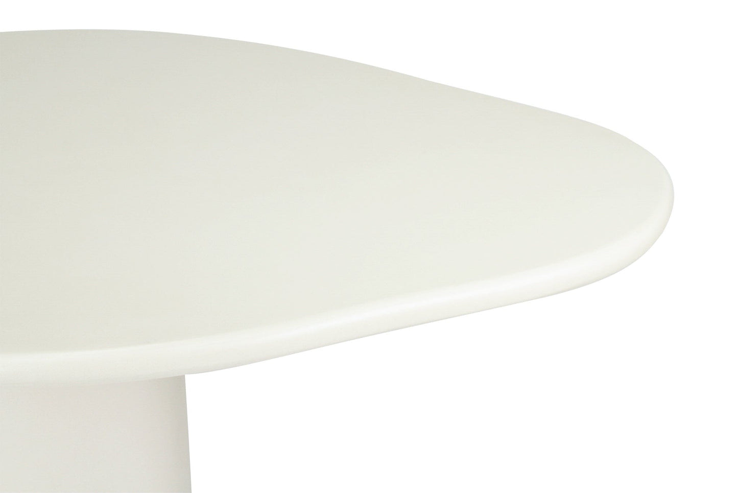 Siena Microcement Dining Table Organic Oval - Seashell Sun Republic 