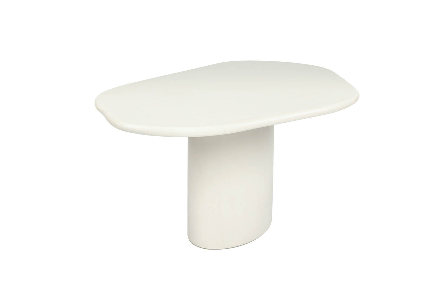 Siena Microcement Dining Table Organic Oval - Seashell Sun Republic 