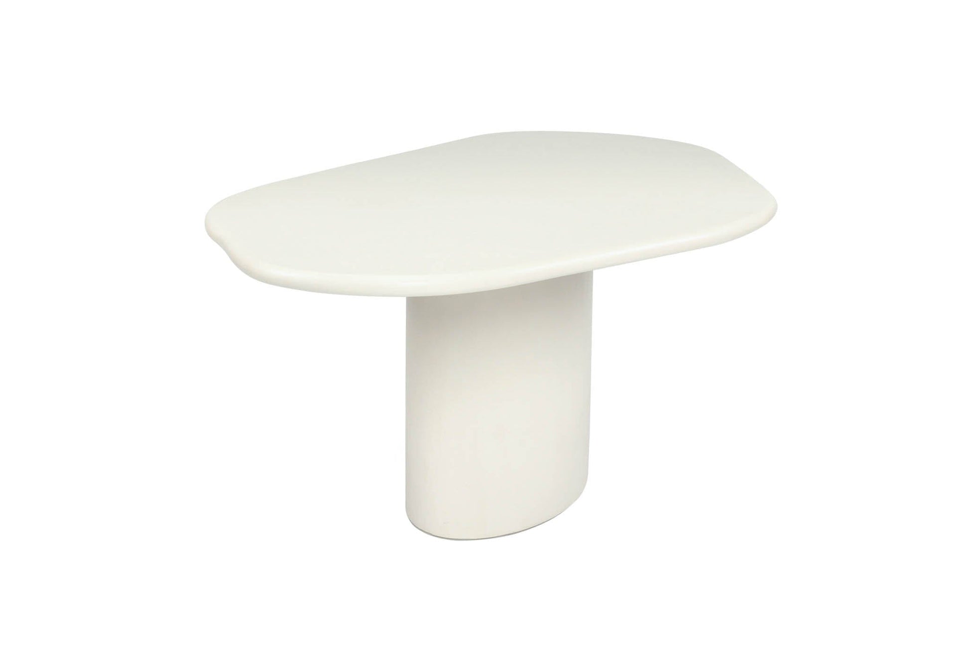 Siena Microcement Dining Table Organic Oval - Seashell Sun Republic 