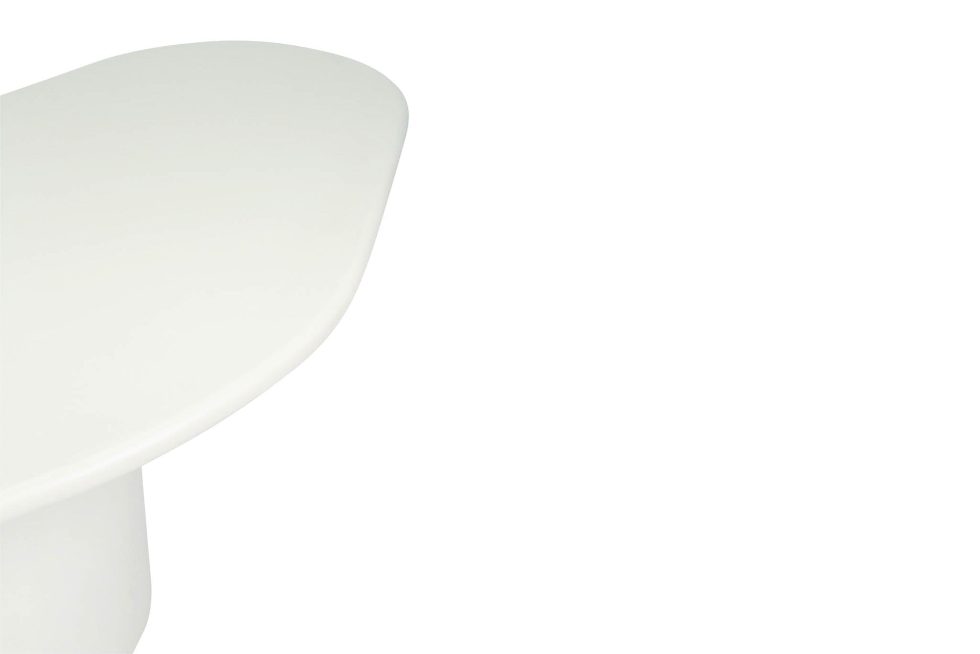 Siena Microcement Dining Table Organic Oval - Seashell Sun Republic 