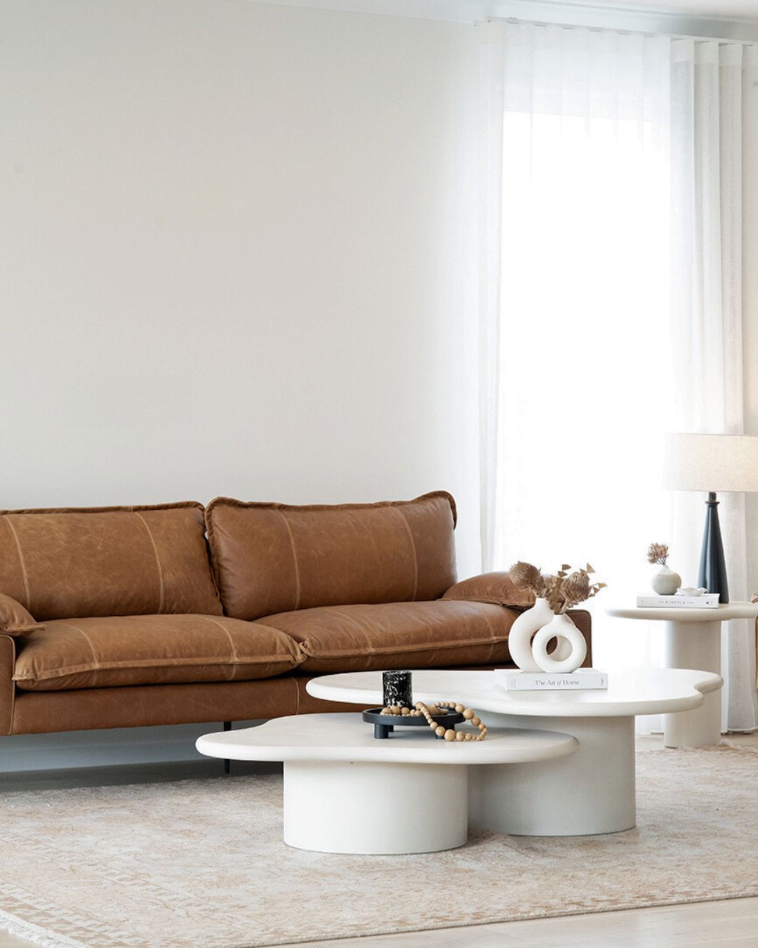 Siena Microcement Organic Coffee Tables - Abalaster Sun Republic 