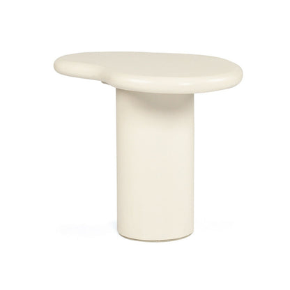 product image of the Siena Microcement Organic Side Table by sun republic on a white background