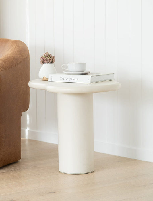 Siena Microcement Organic Side Tables - Abalaster Sun Republic 