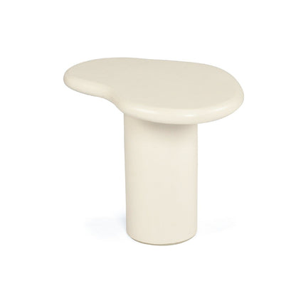 product image of the Siena Microcement Organic Side Table by sun republic on a white background