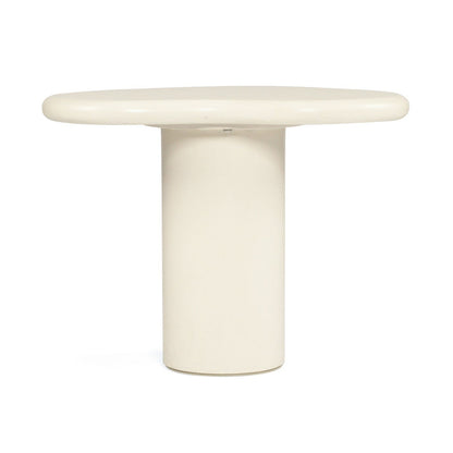 product image of the Siena Microcement Organic Side Table by sun republic on a white background