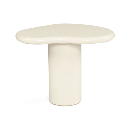 product image of the Siena Microcement Organic Side Table by sun republic on a white background