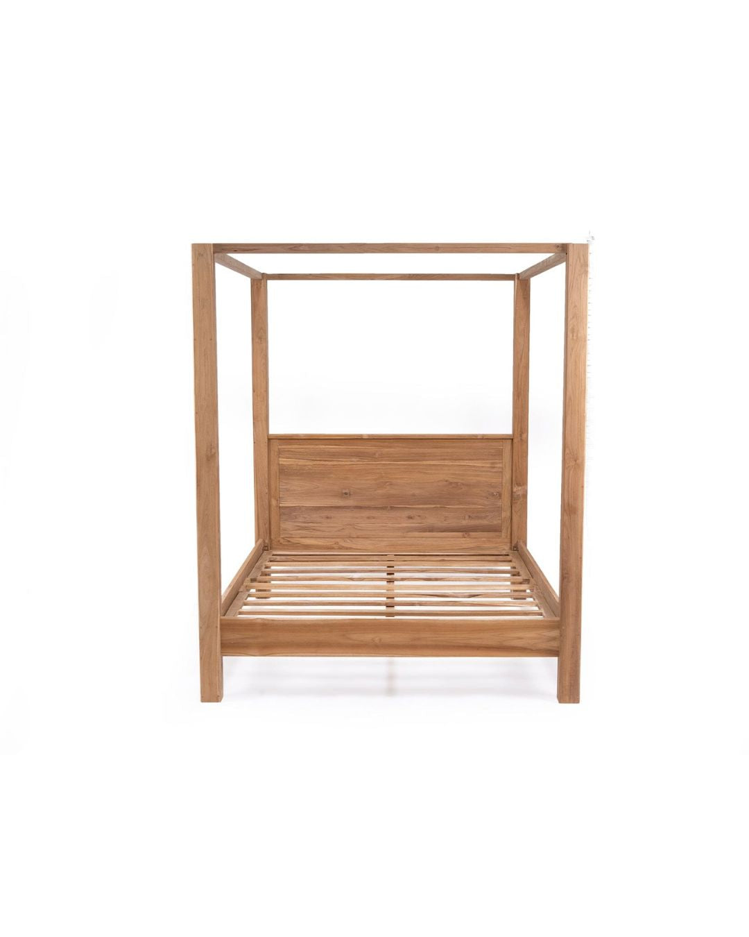 Solid Teak 4 Post Bed | Q-K Sun Republic 