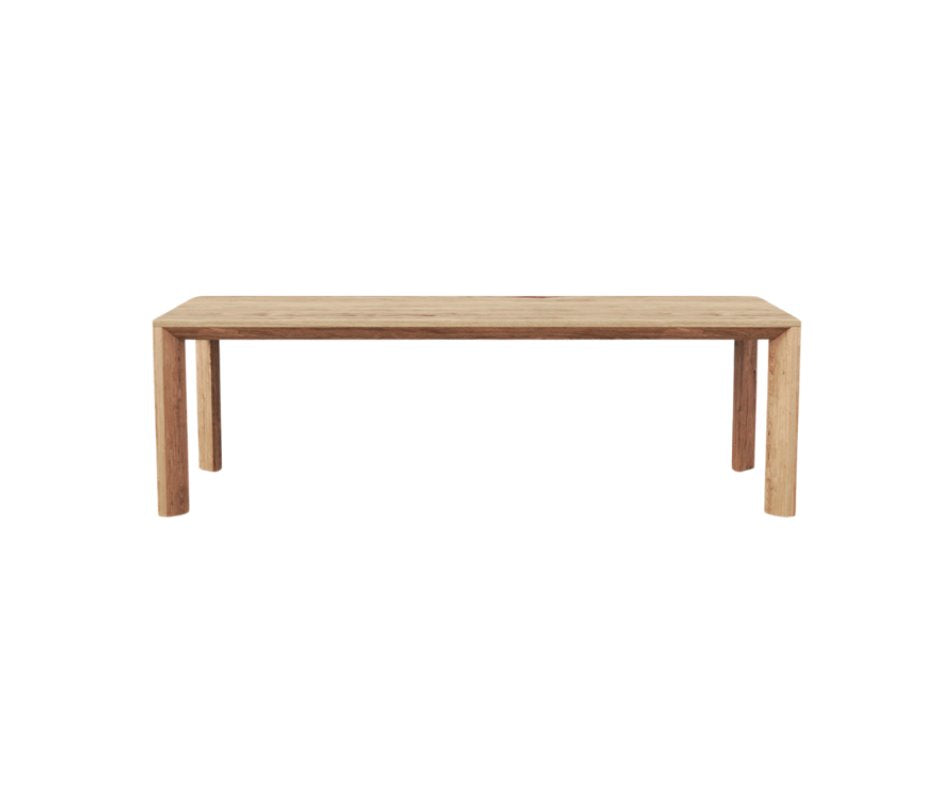 Solid Teak Dining Table Natural - Ollie Sun Republic 
