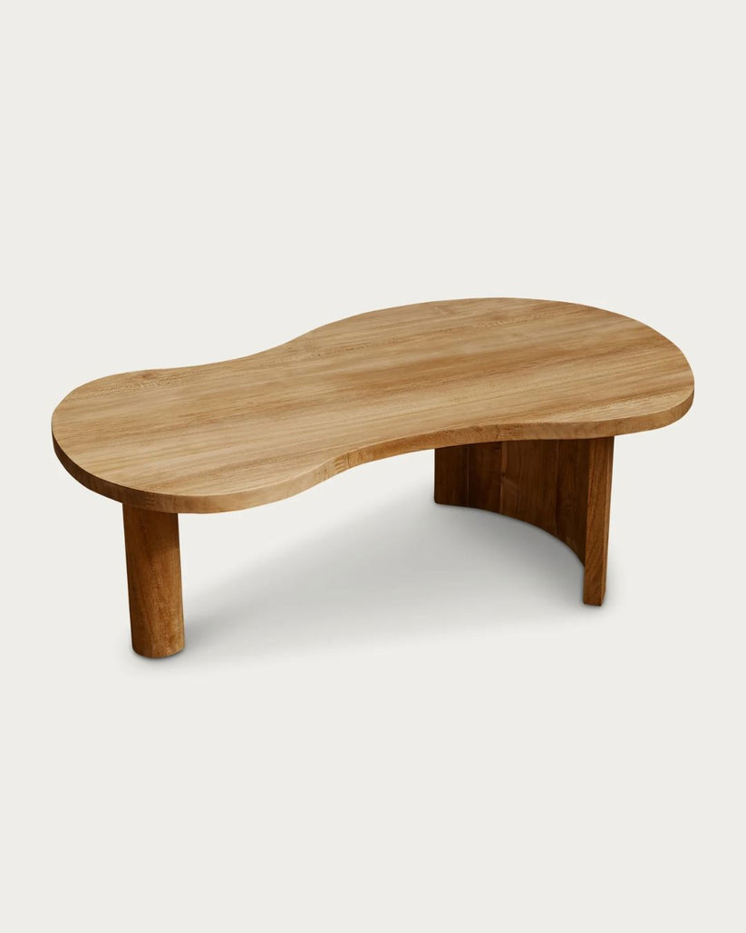 Solomon Coffee Table | Natural Solid Wood – Sculptural & Timeless – SUN ...
