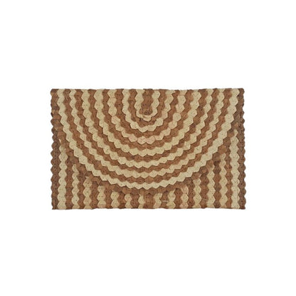 Sophia Woven Raffia Clutch Sun Republic 