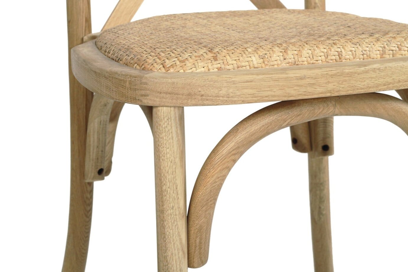 Stackable Dining Chair Cross-Back - Natural Oak Sun Republic 