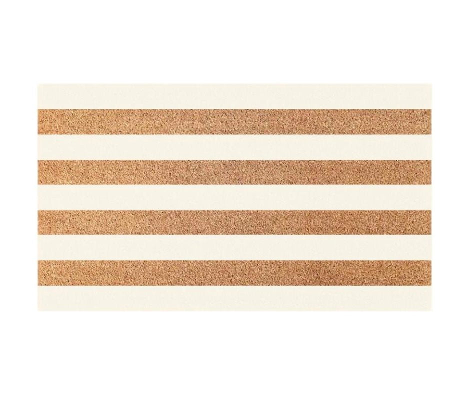 Stripe Door Mat - Sand - 2 Sizes Sun Republic 