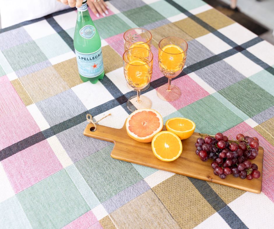 Sunset Check Picnic Rug/Throw Solsse 