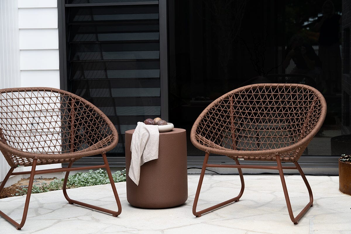Suvi Outdoor Accent Chair – Terracotta Clay Sun Republic 