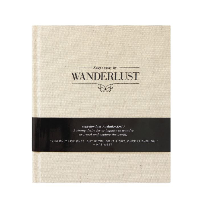 'Swept Away by Wanderlust' Journal