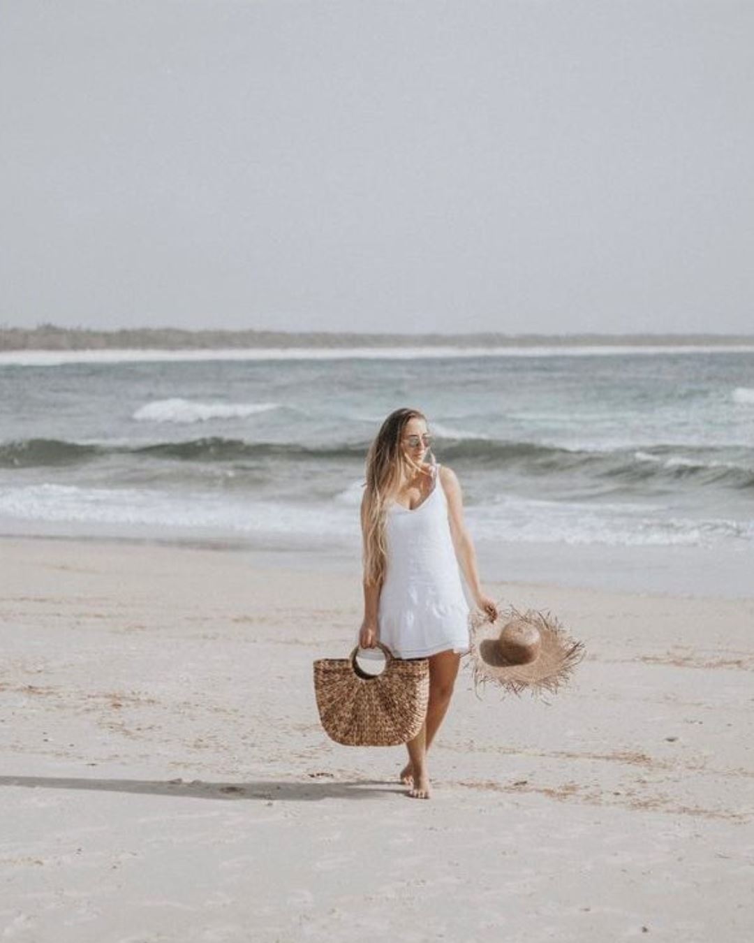 Tan Palm Leaf Sun Hat With Fringe - Sophia Sun Republic 