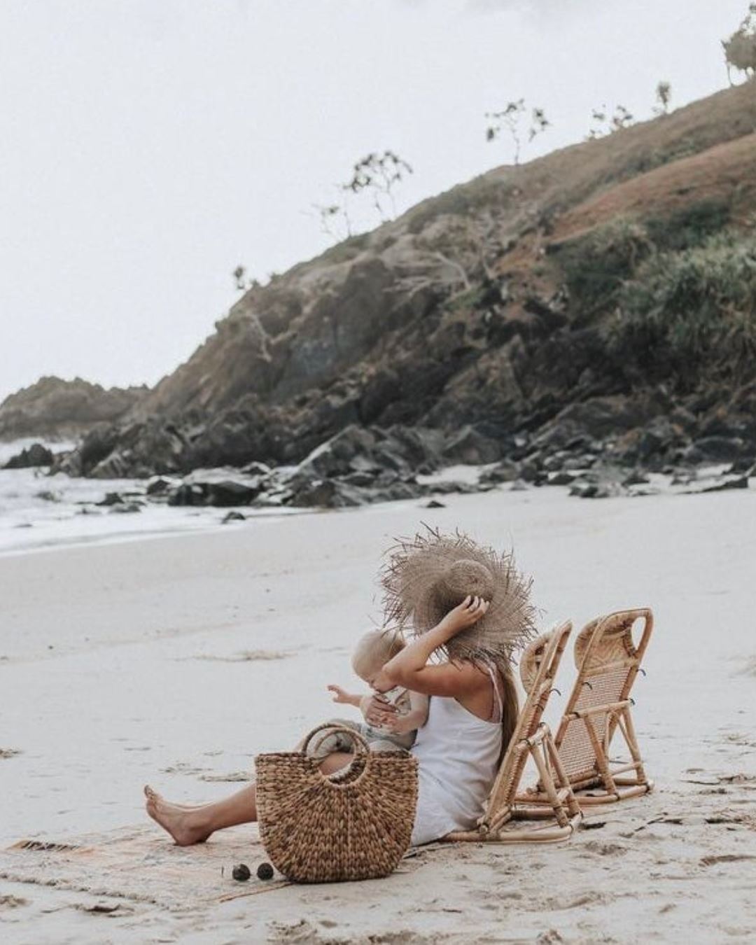 Tan Palm Leaf Sun Hat With Fringe - Sophia Sun Republic 