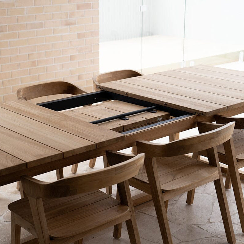 Kirra Teak Outdoor Extension Dining Table Sun Republic 