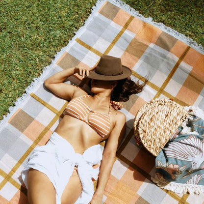 The Port Douglas Check Rug 