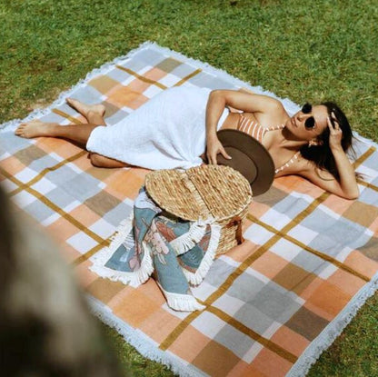 The Port Douglas Check Rug 