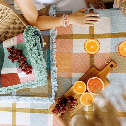 The Port Douglas Check Rug 