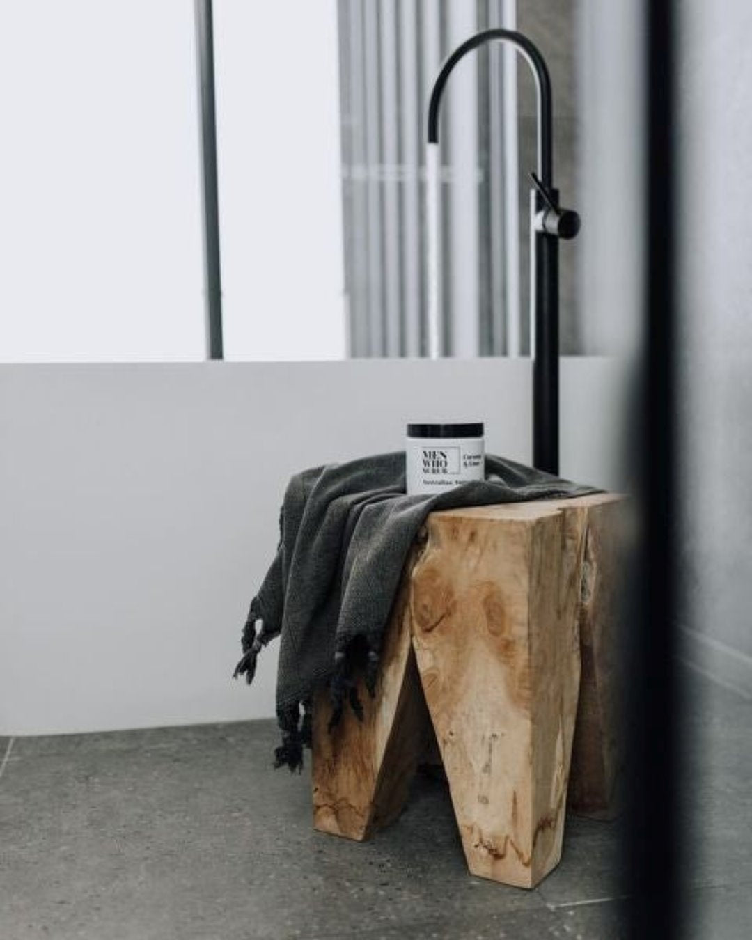 Timber Peg Stool/Side Table - Rafi Inartisan 