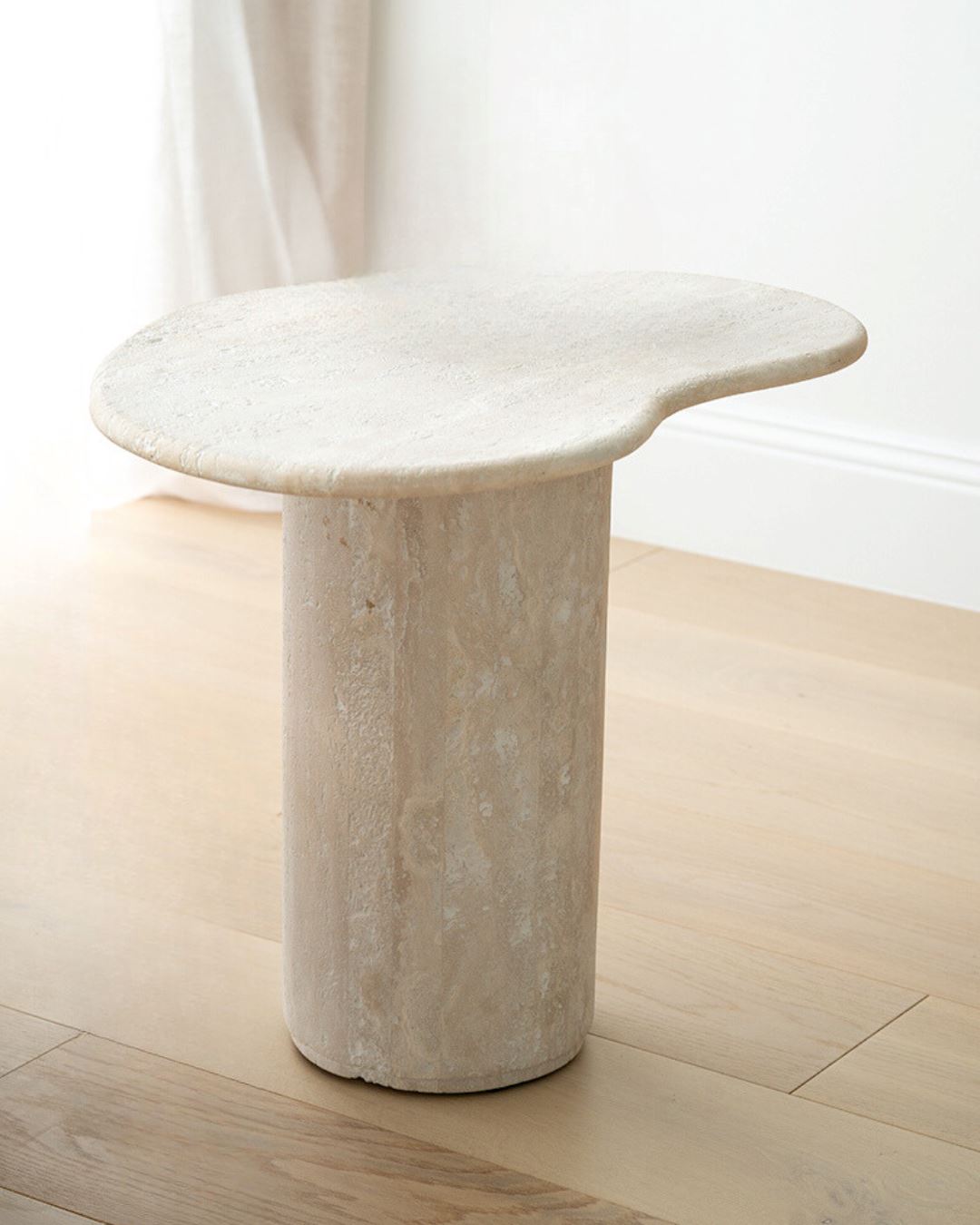 Travertine Side Table Sun Republic 