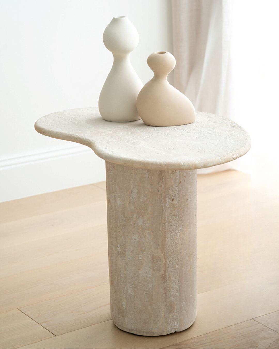 Travertine Side Table Sun Republic 