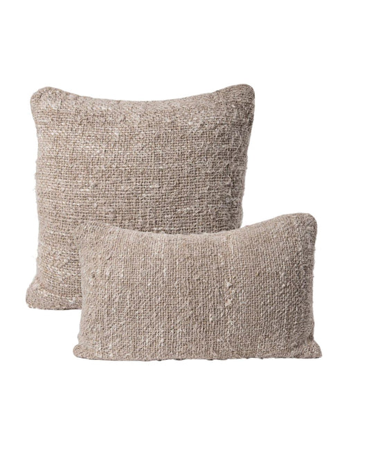 Wabi Lumbar Cushion | Recycled Linen with Feather Insert Sun Republic 