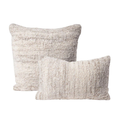 Wabi Textured Weave Cushion with Feather Insert - Ivory | Square & Lumbar Sun Republic 