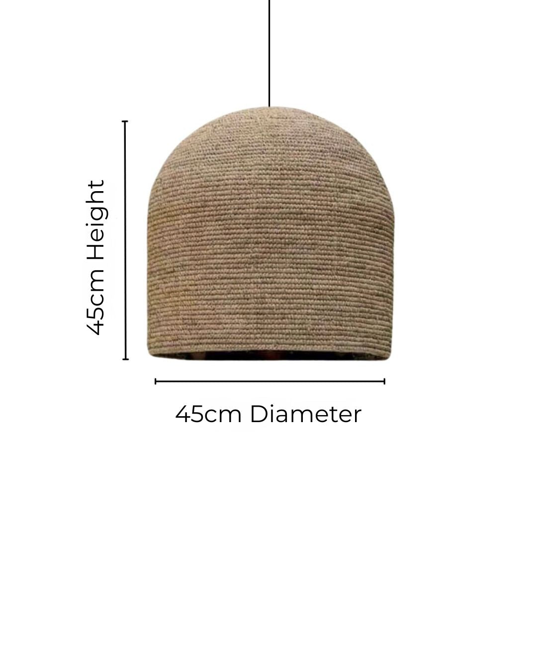 Wah Wah Oversized Seagrass Pendant Light Shade | Pre-Order October Blacksalt 