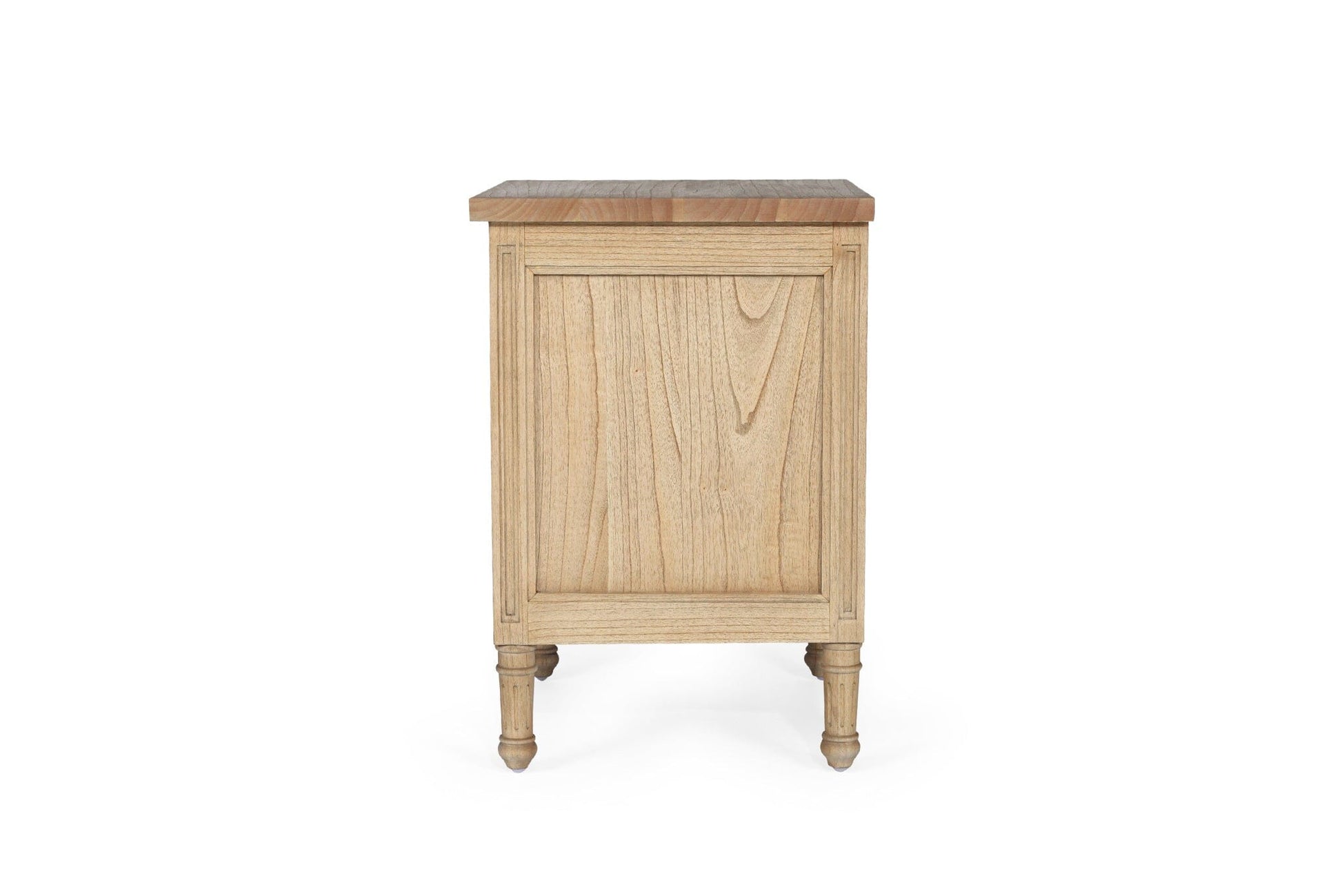 Weathered Oak Cayman Coastal 3 Drawer Bedside Table Sun Republic 