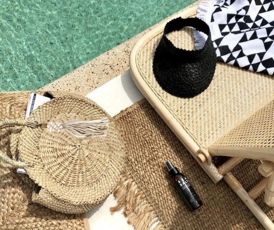 White Shell Keyring - Coastal Bag Accessory Sun Republic 