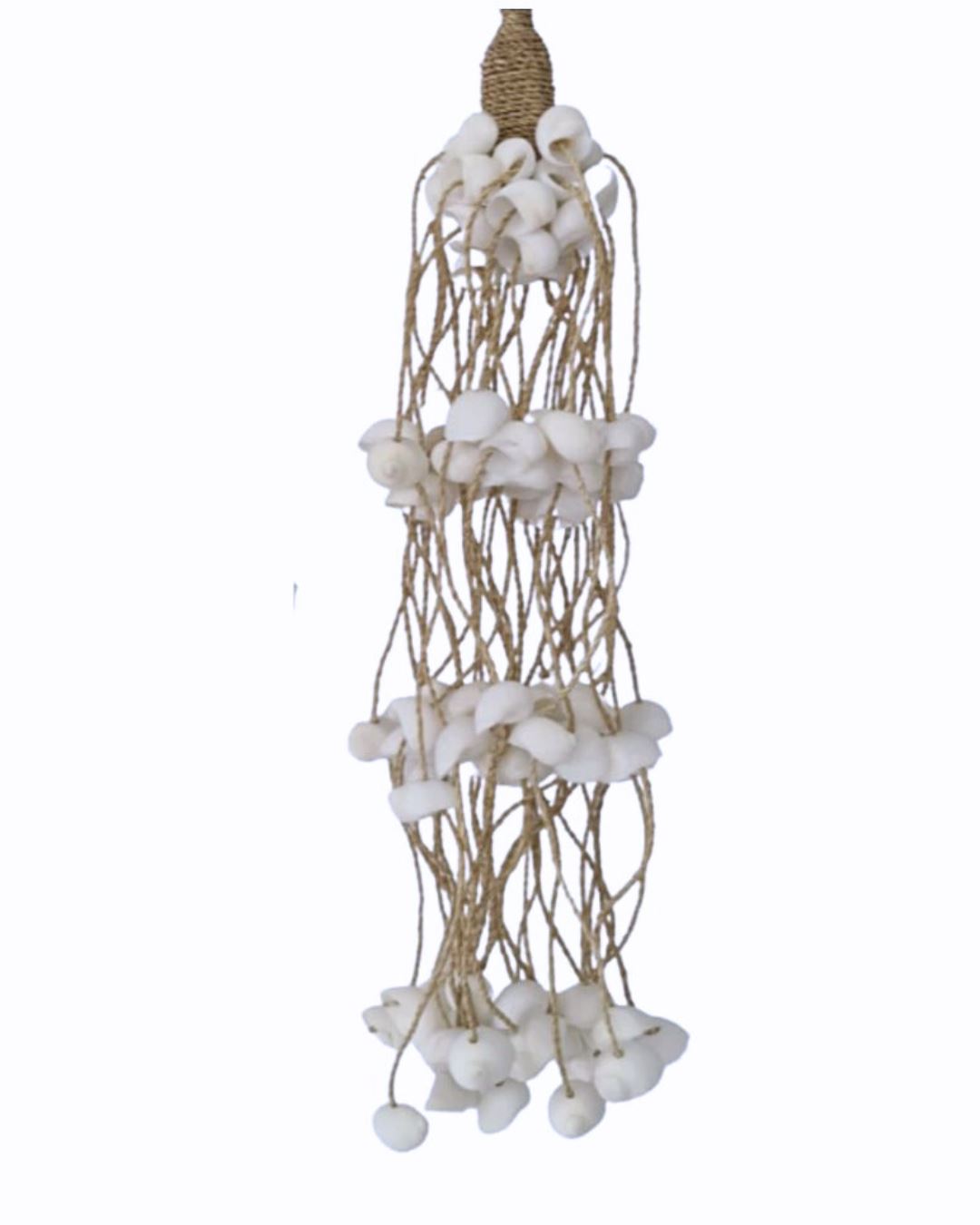 White Shell Rope White Shell Rope Garland – Coastal Decor Elegance – SUN REPUBLIC