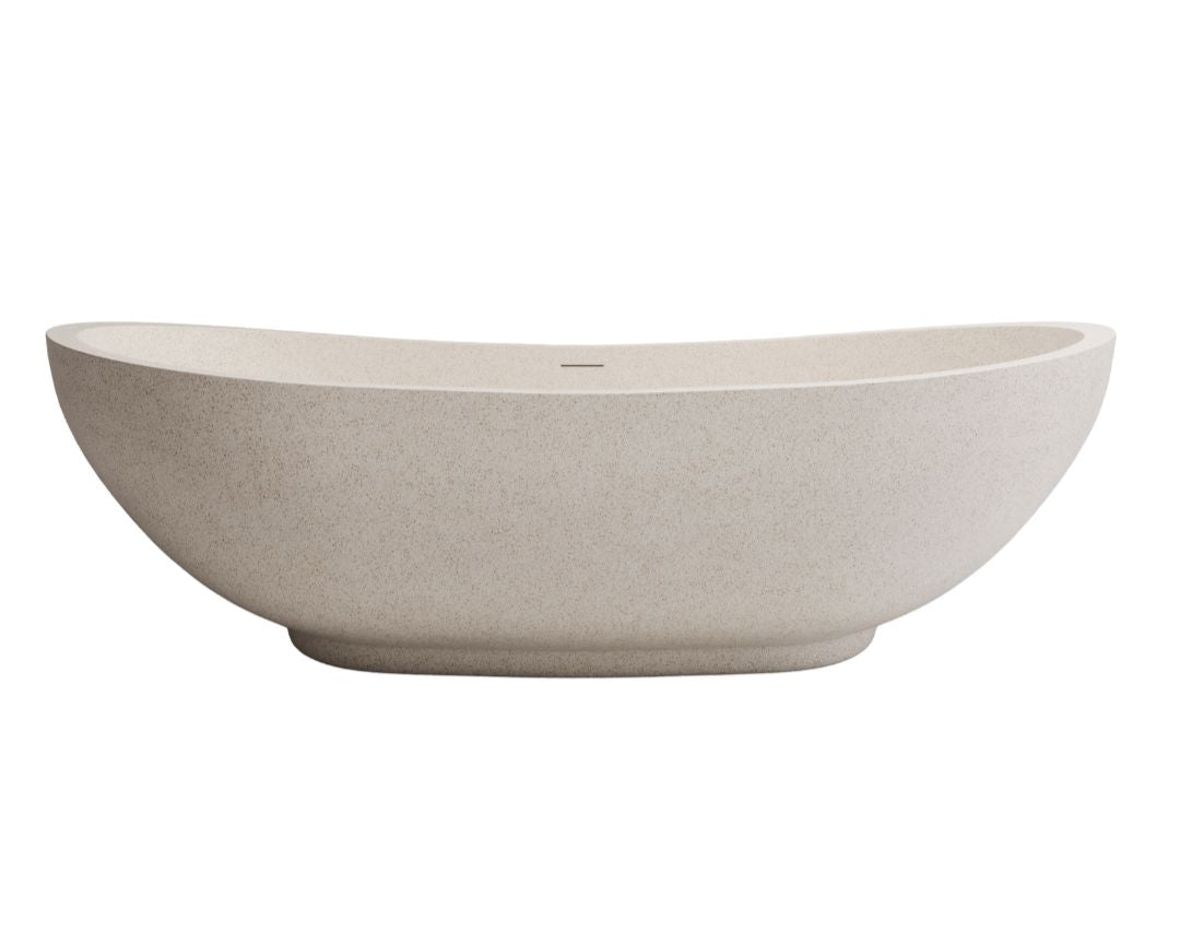 Willow 1800mm Freestanding Stone Composite Bath Madu Living 