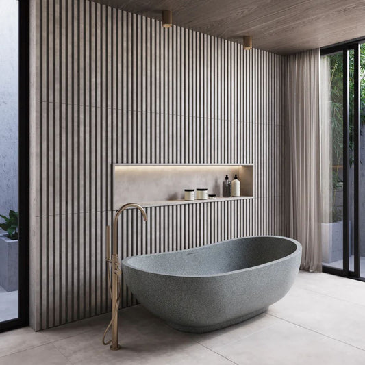 Willow 1800mm Freestanding Stone Composite Bath - New Release 2025 SUN REPUBLIC 