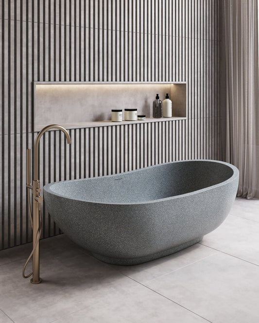 Willow 1800mm Freestanding Stone Composite Bath