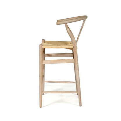 Wishbone Counter Stool - Coastal Oak Sun Republic 