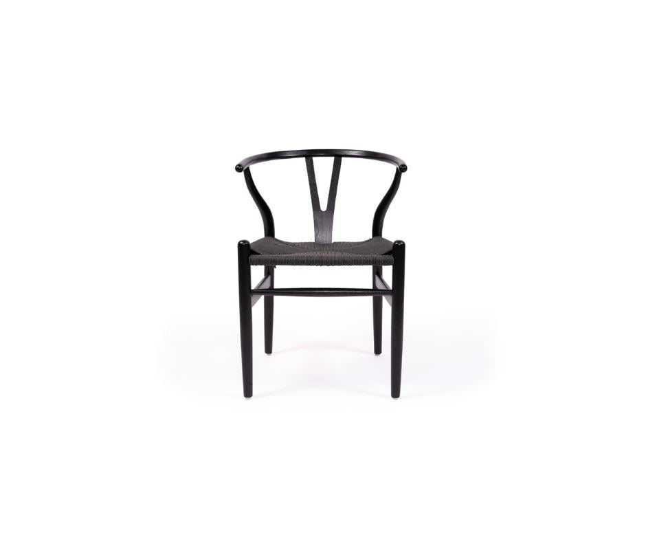 Wishbone Dining Chair - Black Sun Republic 