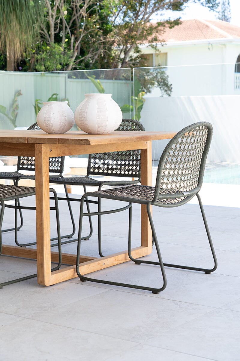 Zalia Outdoor Dining Chair – Moss Sun Republic 