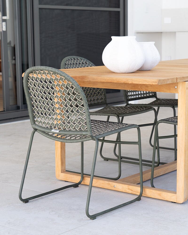 Zalia Outdoor Dining Chair – Moss Sun Republic 