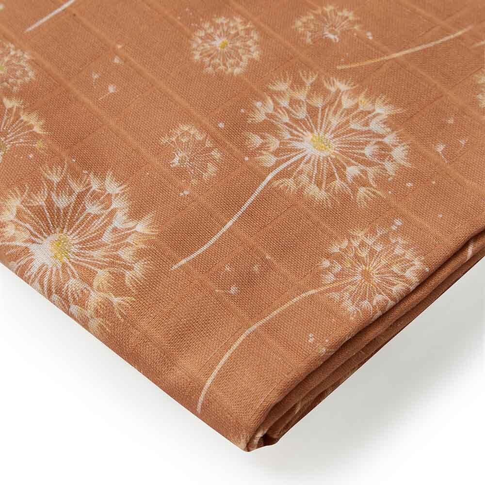 Baby Organic Cotton Muslin Wrap | Dandelion Snuggle Hunny 