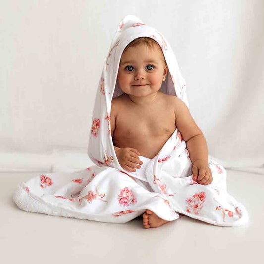Ballerina Organic Cotton Extra Large Hooded Bath Towel Sun Republic 