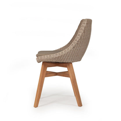 Bayside Mushroom Dining Chair for indoor or outdoor Sun Republic 