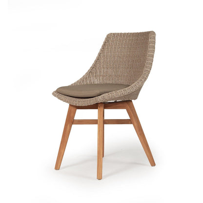 Bayside Mushroom Dining Chair for indoor or outdoor Sun Republic 